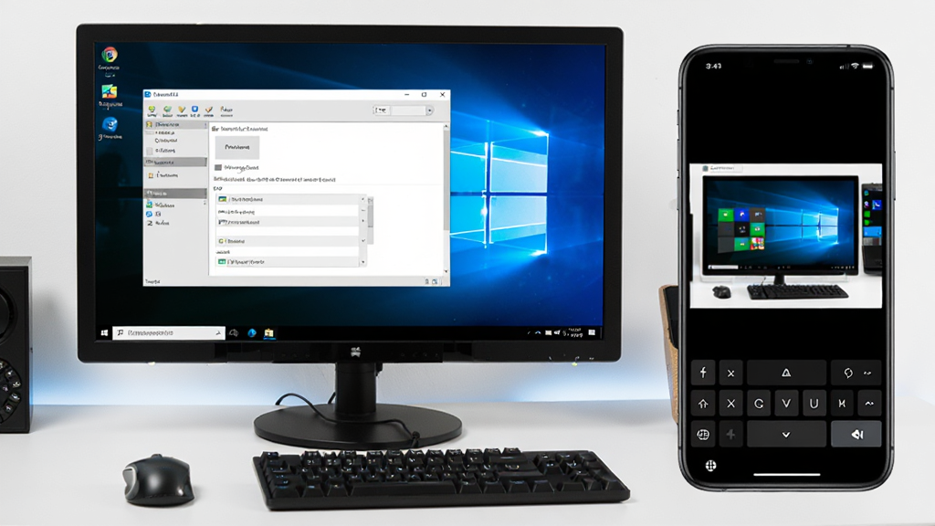 ���壺Contenta CR2 Converter������Windows 10�����ϵĽ�ͼ��ͬʱ�Ա���һ̨�ֻ���ʾԶ�̿��ƽ��档���֣�������ĻΪ�����ֻ���ĻΪ�����γɶԱȡ��Ű棺������Ļ����չʾ�������棬�ֻ���Ļ��ʾԶ�����滭�档��񣺿Ƽ���ʮ�㡣ϸ�ڣ����������������ͼ��̣��ֻ���Ļ�������ⰴ�������ʣ����壬�ɾ����޶���Ԫ�ء�