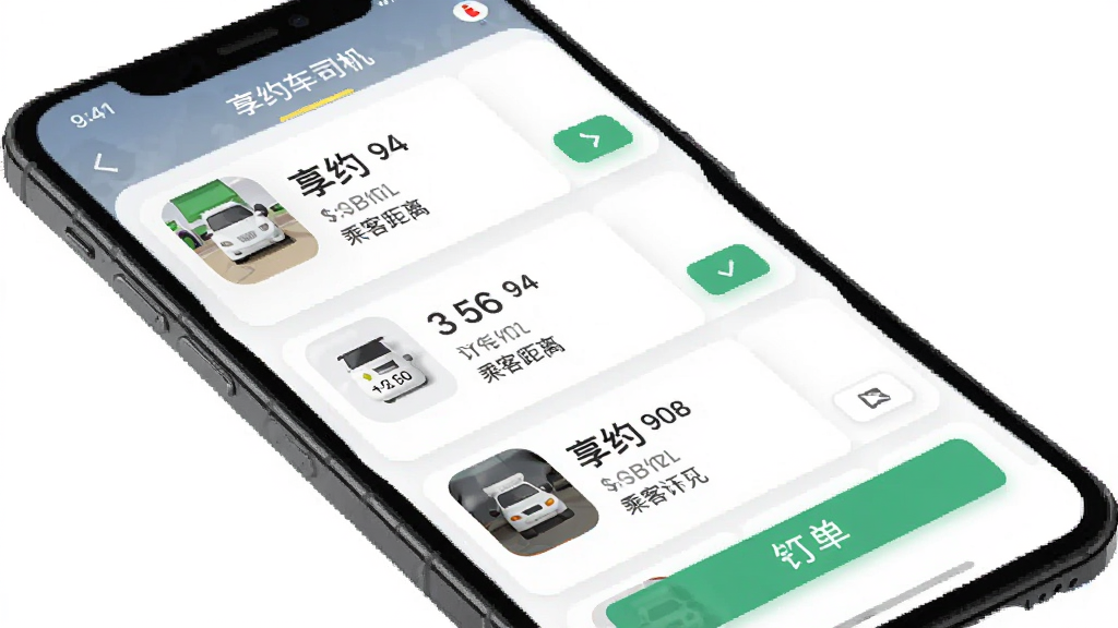 ��Լ���ۺ�˾��APP��ƽ̨�ۺϽӵ����棬�������ֻ���Ļ��ʾ���ƽ̨����ͼ�꣬����Ϊ�б�ʽ���Ű����룬����࣬ϸ�ڰ����������˿;���ͽӵ���ť�����������ɾ��޶���Ԫ��