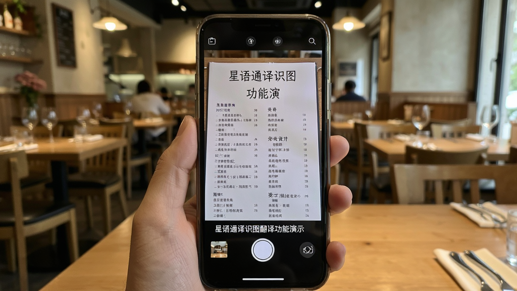 ����ͨ��ʶͼ���빦����ʾ���ֻ�����һ�����Ĳ˵�����Ļʵʱ��ʾ���������Ľ��������Ϊ������������ͼֱ�ۣ����ʸɾ����޶���Ԫ��