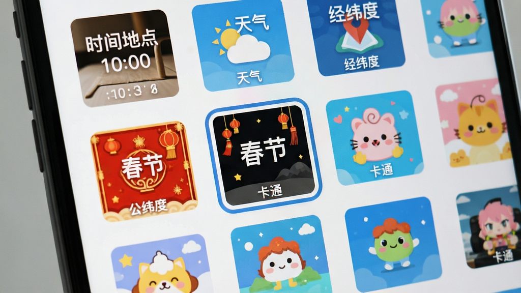 ����Ϊˮӡ�����������ģ��ѡ����棬��Ļ��ƽ��չʾ���ˮӡģ������ͼ���С�ʱ��ص㡱������������γ�ȡ������ڡ�����ͨ��������������Ϊ�������У��Ű����룬����ƽ����ƣ�ϸ�ڸ�����ǰѡ�е�ģ�壬���ʸɾ������޶���Ԫ��