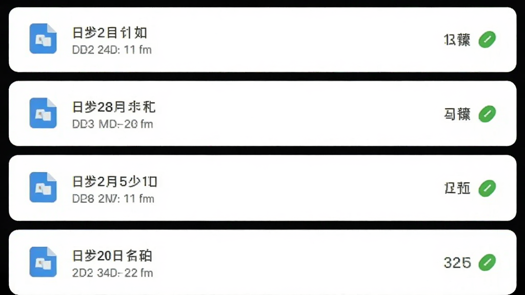 手机换机互传同步助手传输记录界面截图,列表展示多条传输记录,每条包含日期、文件类型图标与状态标记,背景为白色卡片式布局,风格简约,排版整齐,画质清晰,无多余元素
