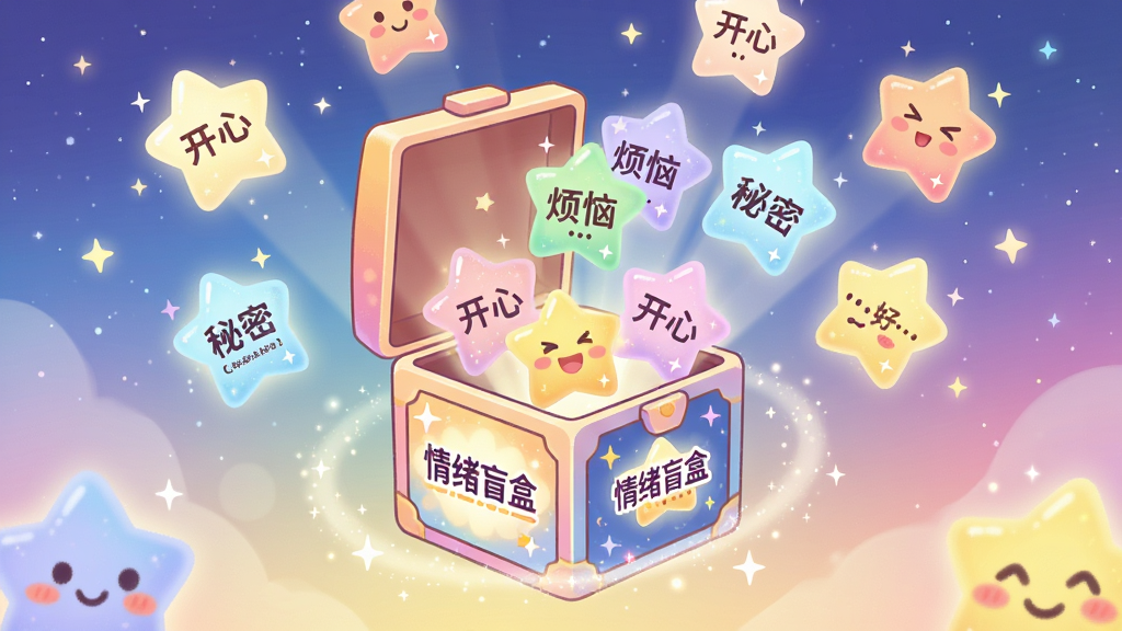 ���壺һ�������ĵ���ä�н��棬������д�š�����ä�С������Ӵ򿪺�Ʈ��������в�ͬ��������ֵ��ǹ⿨Ƭ�����֣����Ĺ�ͼ��ä��Ϊ���壬��Ƭ������Ʈɢ���Ű棺��Ƭ�ϵ������硰���ġ��������ա��������ܡ������ɼ���ɫ���ͷ׵������ҡ�����λ�����ϵ�廭���ɫ��������ͣ������ǽ�����ǿա�ϸ�ڣ���Ƭ����΢����˸��ä����Χ�����ǵ��Ĺ��Σ����������ϲ�С����ʣ����壬�ɾ����޶���Ԫ�ء�