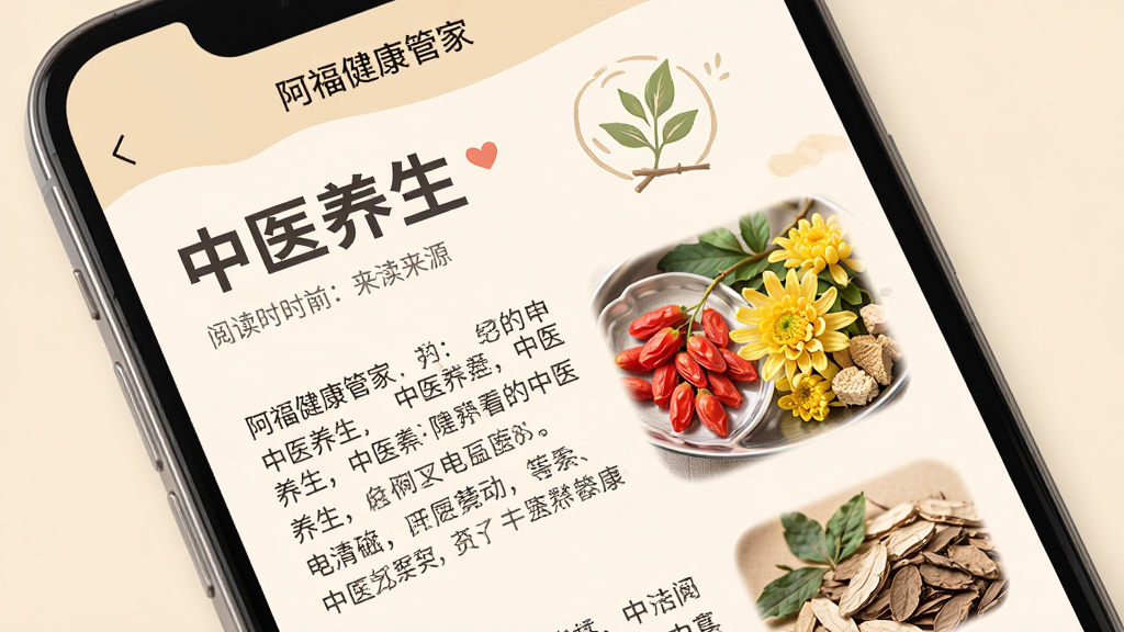 ����Ϊ�����������ܼҡ�APP�ڵĽ������������Ķ����棬��Ļ��չʾһƪ���ڡ���ҽ�����������£�������轡��ջ���ҩ�ĵĸ����ͼ������Ϊͼ�Ļ��ţ��Ű����ʣ������ܰ��ͣ������׻�ɫ������������ɫΪ���ɫ��ϸ���ϣ����±����·����Ķ�ʱ�����Դ�����ʸ��壬�ɾ����޶���Ԫ�ء�