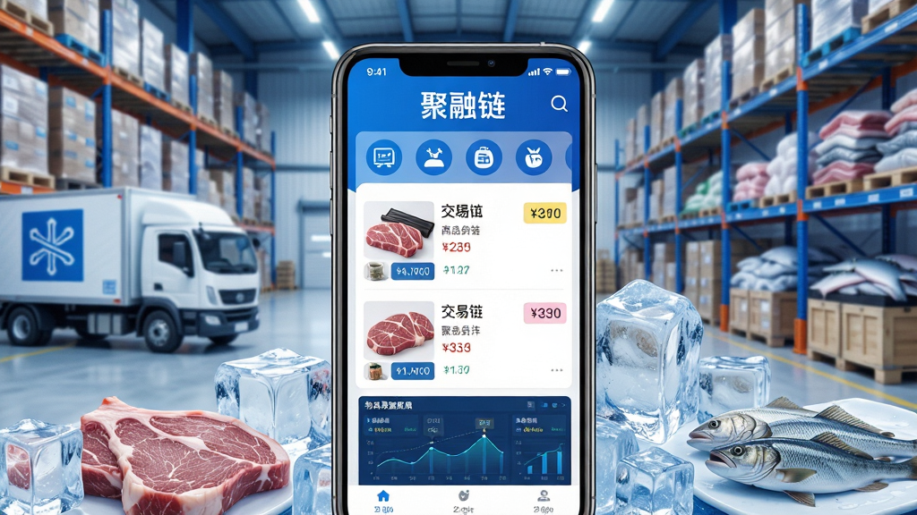 ���壺������APP����չʾ������Ϊ�����ֿ�Ͷ�Ʒ���ܣ�ǰ��Ϊ�ֻ���Ļ��ʾ��Ʒ�б��ͽ�������ͼ�������֣��ֻ����У���Χ���Ʊ��顢�����������ࡢˮ����Ԫ�ء��Ű棺������ˣ�ͻ��APP���ơ����������ͺ��Ĺ���ͼ�ꡣ����ִ�����Ƽ��У�ɫ������ɫ�Ͱ�ɫΪ����������ɫ����ϸ�ڣ���ƷͼƬ�������۸��ǩ��Ŀ������������Ϣ���ӻ������ʣ�������Ⱦ���ɾ��޶���Ԫ�ء�