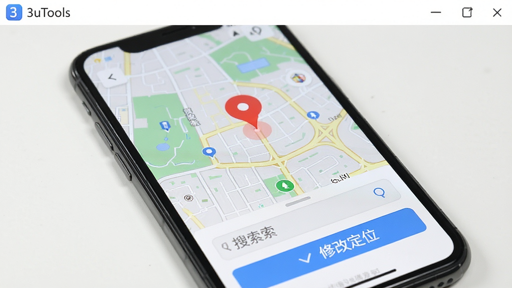 չʾ3uToolsģ�ⶨλ���ܵ�ʹ�ý��棬�ֻ���Ļ��ͼ����һ����ɫ��λ��ǣ��·���������͡��޸Ķ�λ����ť����Ļ�Ϸ���ʾ��3uTools���������ƣ�����������������ʾ���ԣ�����࣬���ʸɾ���ϸ����ʵ