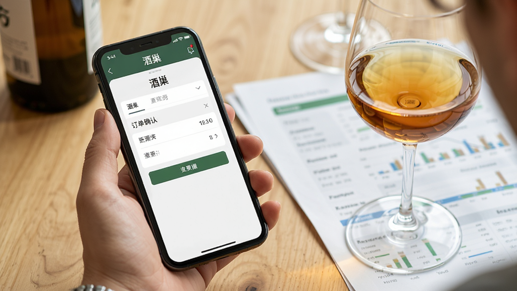 һ��չʾ�û�����ʹ�þƳ�App���вɹ������ĳ���ͼ���������ֻ���Ļ��ʾ���Ƴ���App�Ķ���ȷ��ҳ�棬�Ա���һ���ƺ�һ�ݱ���������дʵ��Ӱ��񣬹���������������Ȼ��ϸ�ڷḻ�����ʸ��壬�ɾ��޶���Ԫ��