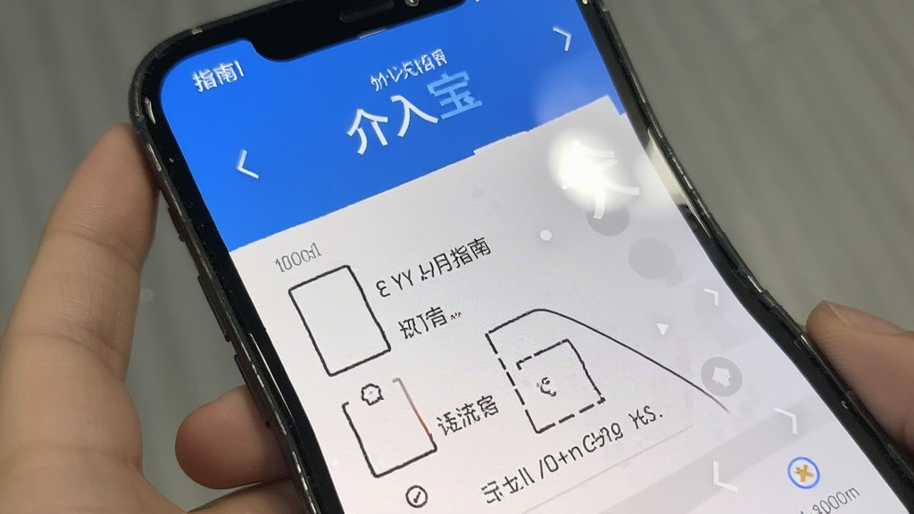 介入宝 使用指南 手机端操作界面