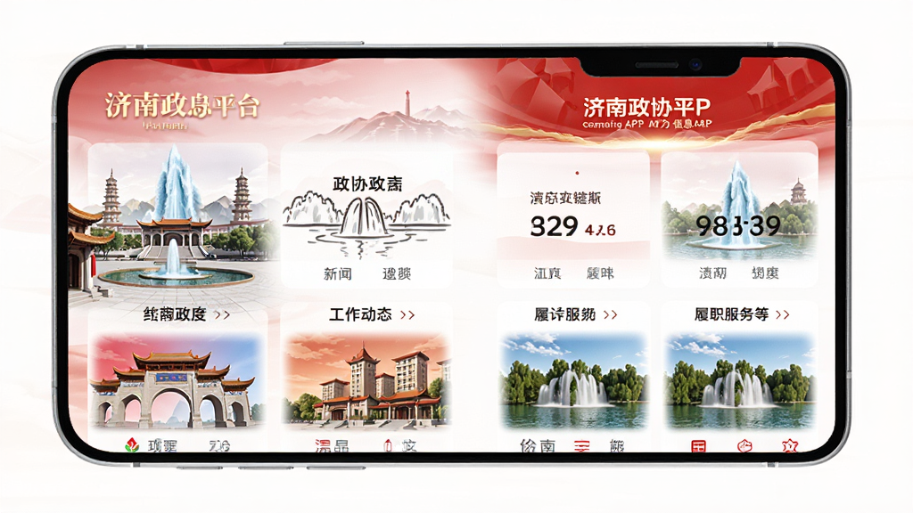 ������ЭAPP�ٷ���Ϣƽ̨���ֻ���Ļչʾ��Э������Ѷ��������̬����ְ����Ⱥ��Ĺ���ģ�飬������Ƽ��������Ժ�ɫ�Ͱ�ɫΪ��ɫ���������������Ȫ�ǵر�Ԫ�أ���Ȫ�ǹ㳡����ͻȪ�ȣ�������ׯ�ض��ִ���������Ⱦ�����ʸɾ����޶���Ԫ��