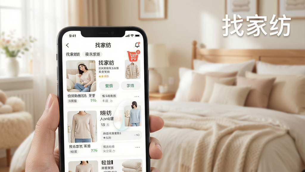 չʾ�Ҽҷ�APP�Ŀ�ݹ������̣���������Ϊ�ֻ������ϵ���Ʒ�б��빺�ﳵͼ�꣬����Ϊ��͵ļҾӻ��������ֺ����������ˬ��ϸ�ڷḻ�����ʸɾ������С��Ҽҷġ�������