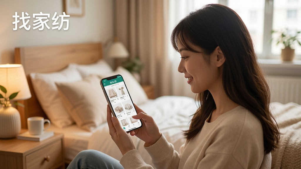 չʾ�û�ʹ���Ҽҷ�APP���ճ�����������Ϊһλ����Ů�����������ֻ�����Ҽҷ���Ʒ���ֻ���Ļ������ʾӦ�ý��棬������ܰ��������Ȼ����������ϸ�ڷḻ�����ʸɾ������С��Ҽҷġ����֡�