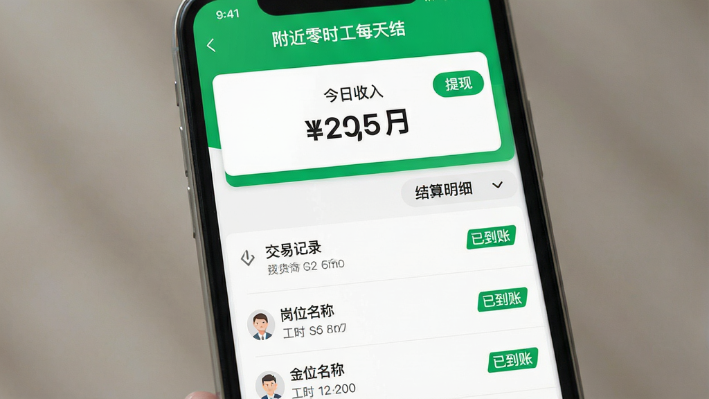 ���壺�ֻ���Ļ��ʾ��������ʱ��ÿ��ᡱ�Ĺ��ʽ���ҳ�棬ҳ���Ϸ��ǡ��������롱���֣��·��ǽ��׼�¼�б���ÿ����¼������λ���ơ���ʱ�����͡��ѵ��ˡ���ɫ��־�����֣������б�������Ϊ�����ܿ�Ƭ���Ű棺���ּӴ־��У��б������������ˬ��࣬��ɫ�Ͱ�ɫΪ����ϸ�ڣ����Ͻ��С����֡���ť���·��С�������ϸ���۵��˵��������������������ʣ��ɾ����޶���Ԫ�ء�