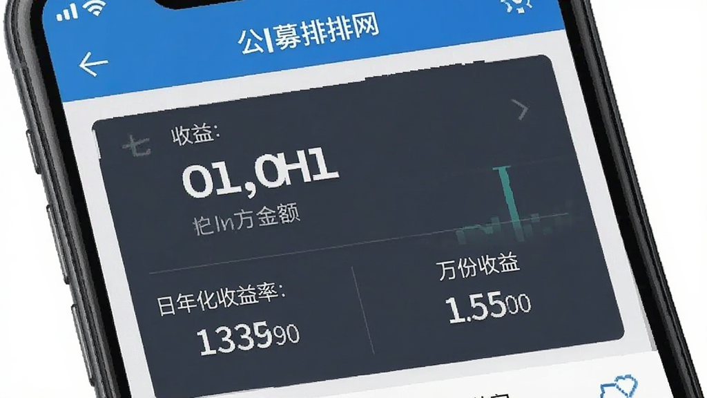 一张公募排排网App现金宝功能界面的手机截图,主体为账户余额和收益展示,布局包含七日年化收益率、万份收益,风格清新简洁,细节清晰,画质干净,无多余元素,图片上显示“公募排排网”字样