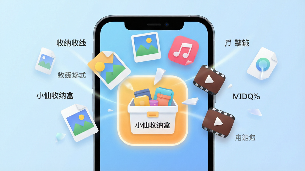 ���壺С�����ɺ��������棬�ֻ���Ļ����ʾһ����������ɺ�ͼ�꣬��Χ���������֡�ͼƬ�����֡���Ƶ���ļ���Ƭ��������С����֣����Ĺ�ͼ���ֻ����У��ļ���Ƭ���ơ��Ű棺���������ͻ�����ɶ���������ִ���ƽ����ɫ�����죬����Ϊ����ɫ���䡣ϸ�ڣ��ļ���Ƭ���й�ӰЧ������������ͷ����Ե�����ʣ�������Ⱦ���ɾ����޶���Ԫ�ء�