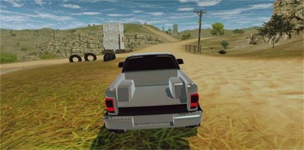硬卡车荒野驾驶游戏Offroad Hard Truks 2026 车辆改装轮胎悬挂界面