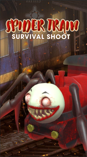 查尔斯小火车正版下载免费手机版(Scary Spider Train Survival 1) 恐怖生存游戏画面 火车驾驶蜘蛛怪物