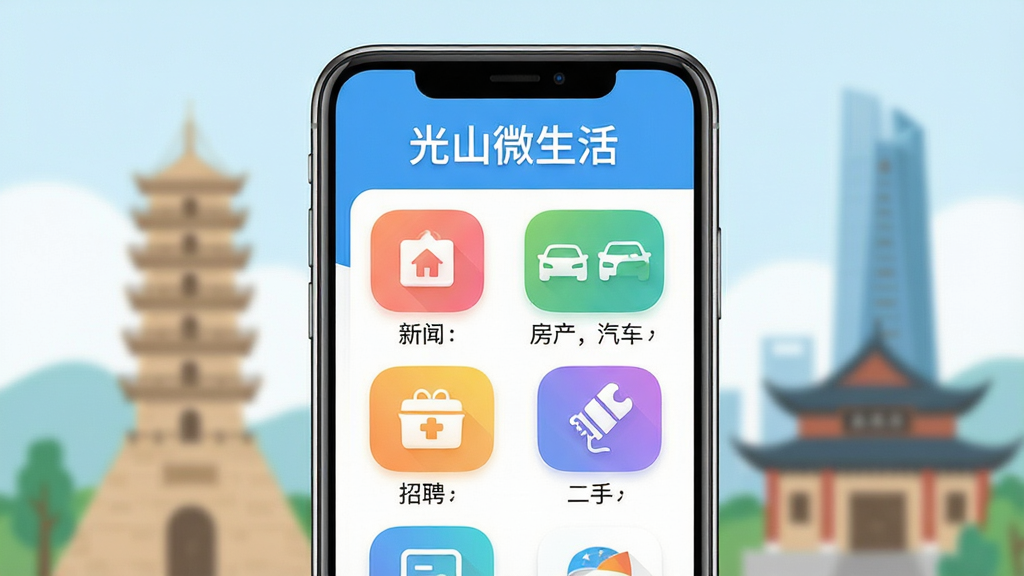 ���壺һ�������ֻ���Ļչʾ��ɽ΢����APP�����棬���涥����ʾ����ɽ΢����������·��������š���������������Ƹ�����ֵȲ�ɫͼ�ꡣ���֣��ֻ����У���Ļ���������ɱ棬����Ϊģ���Ĺ�ɽ���еر꽨�����Ű棺���ֱ�ۣ�ͻ��APP����Ԫ�ء�����ִ���ƽ����ɫ���������¡�ϸ�ڣ�ͼ��Բ����������������ɾ��޶���Ԫ�ء����ʣ����壬�ɾ����޶���Ԫ�ء�