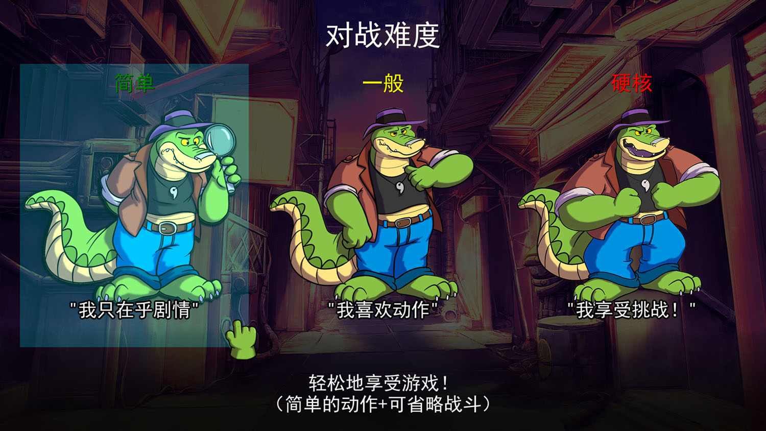 鳄鱼侦探布罗格桌面版 游戏截图 剧情对话