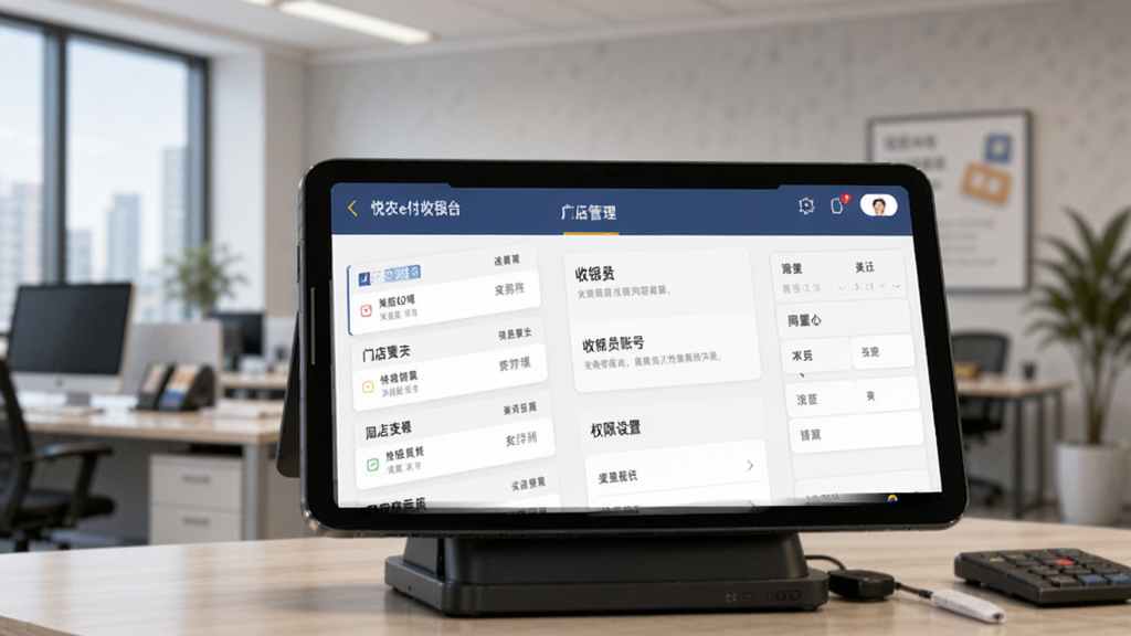 ��������Ϊ����ũe������̨��APP�ŵ����ҳ�棬��Ļ��չʾ�ŵ��б�������Ա�˺ź�Ȩ������ѡ�����Ϊ�칫�һ��������ֲ������½ṹ���ֻ���Ļ����ͻ��������������أ�ϸ�ڷḻ�����ʸ��壬�޶���Ԫ�ء�