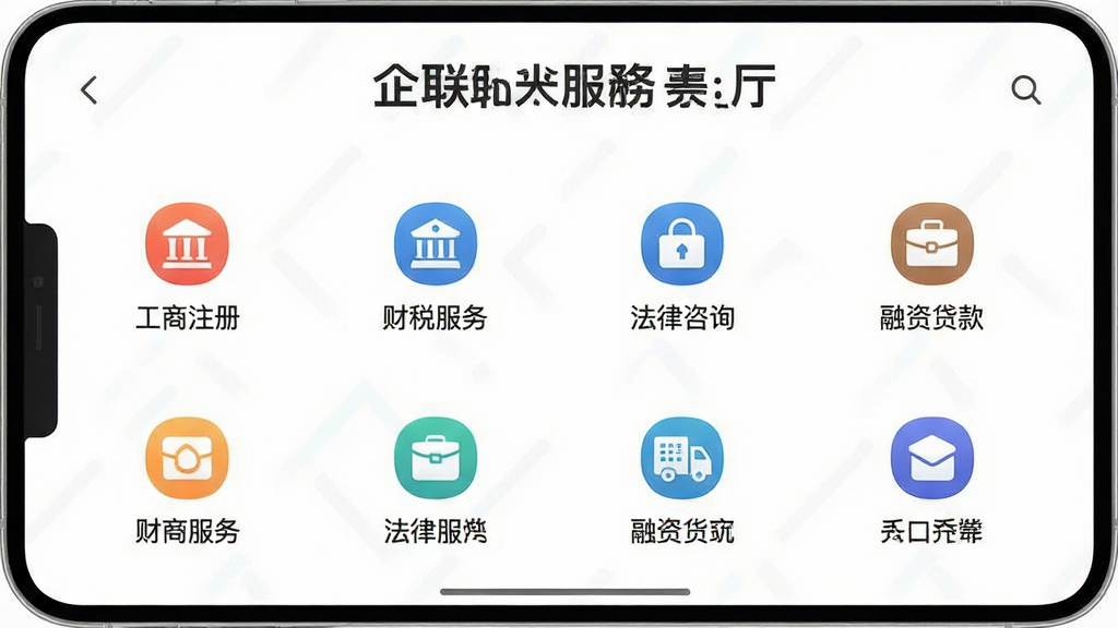 һ��������App�ķ���������棬ͼ���������룬���ǹ���ע�ᡢ��˰���񡢷�����ѯ�����ʴ����ģ�飬����Ϊ��ɫ��Լ���������ˬ�׶������ʸ��壬�޶���Ԫ��