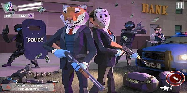 劫案悍匪游戏 躲避警察 追捕技巧 游戏画面