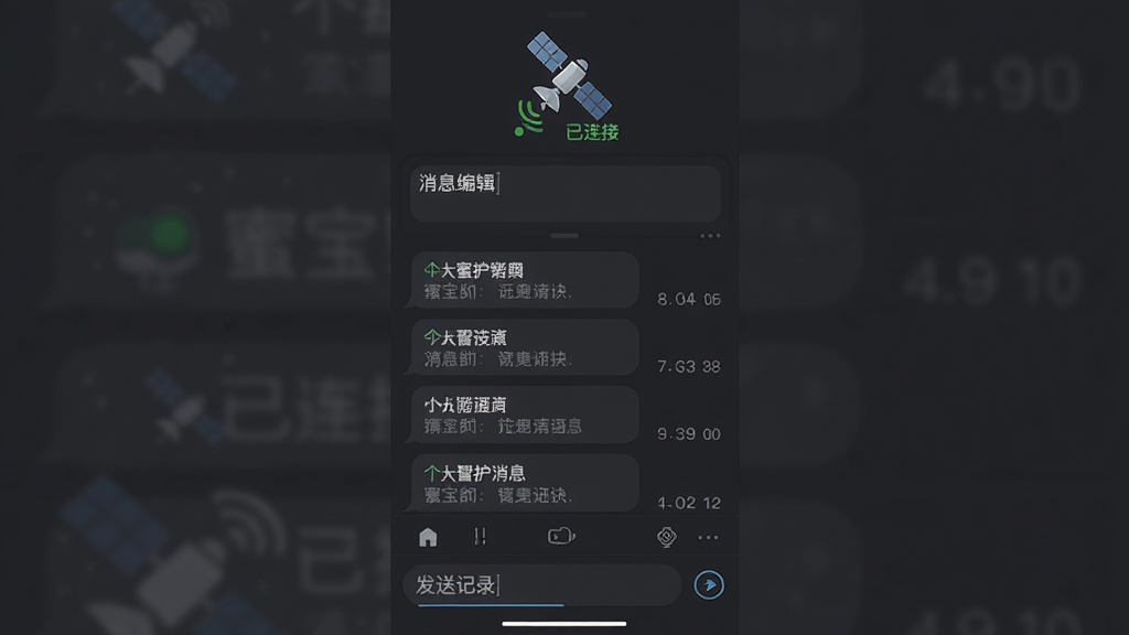 ���壺�۱��ǻ�APP��������Ϣ���棬��ʾ��Ϣ�༭��ͷ��ͼ�¼�����֣��Ϸ�Ϊ�����ź�ǿ��ͼ�꣬�м�Ϊ��Ϣ�б����·�Ϊ������Ű棺�������У������׶�����񣺳�����ɫϵ������Ϊ���ɫ��ϸ�ڣ���Ϣ���ݴ�ʱ����������ź�ͼ����ʾ�������ӡ����������ʣ����壬�ɾ����޶���Ԫ��