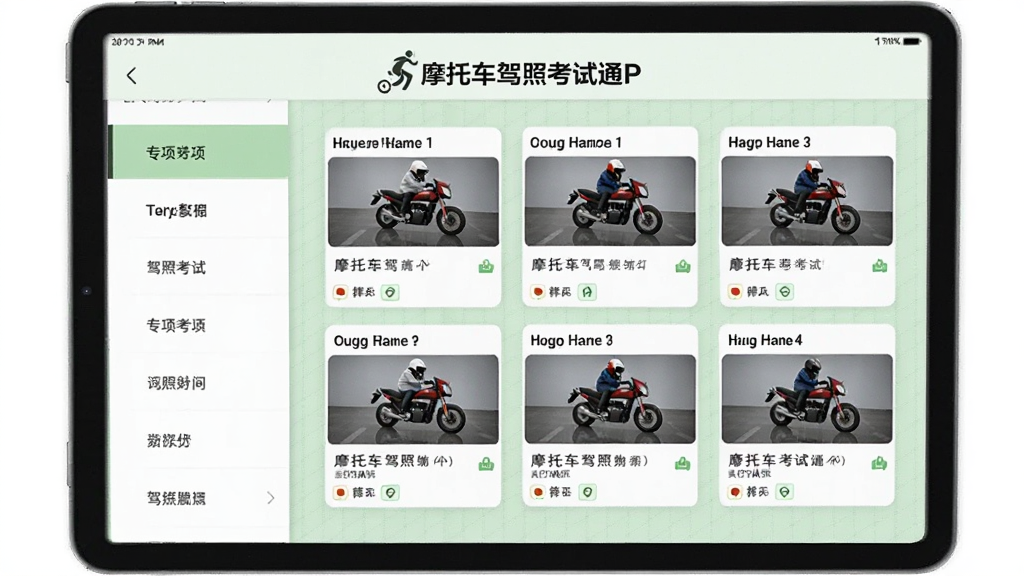 ƽ����Ժ���չʾĦ�г����տ���ͨAPP��ר�����ҳ�棬���Ϊ�����б����Ҳ�Ϊ��Ŀ��Ƭ������Ϊ����ɫ���񣬷���Լ���񣬻���������������Ħ�г����տ���ͨ�����֣��޶���Ԫ��