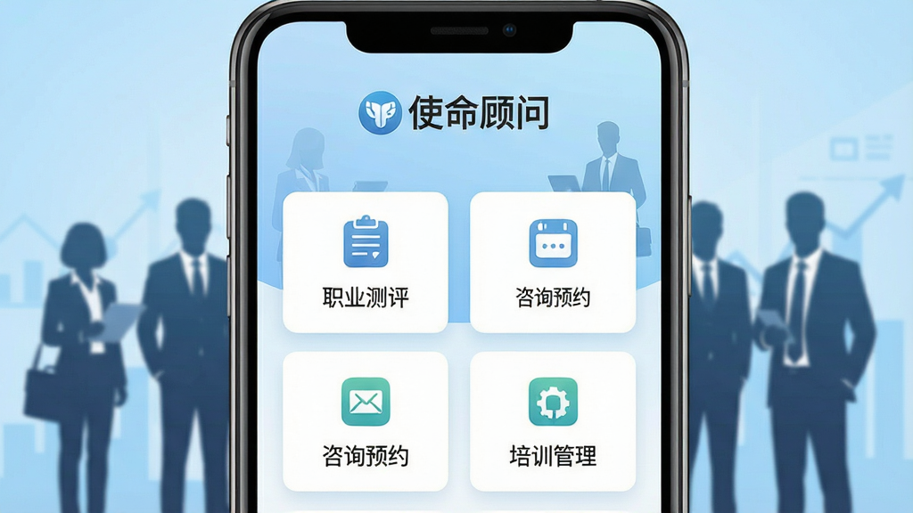 ��������Ϊ�����ֻ���Ļչʾ��ʹ�����ʡ�APP�����棬���������ִ����Ϸ���ʾ��ʹ�����ʡ�Ʒ�Ʊ�ʶ���м��Կ�Ƭʽ���ֳ��֡�ְҵ������������ѯԤԼ��������ѵ�������Ⱥ��Ĺ���ͼ�꣬����Ϊǳ��ɫ���䣬����������ʿ��ӰԪ�أ����岼���������Ű���������Ϊ��ƽ����ƣ�ϸ�ھ��£����ʸ���ɾ����޶���Ԫ��