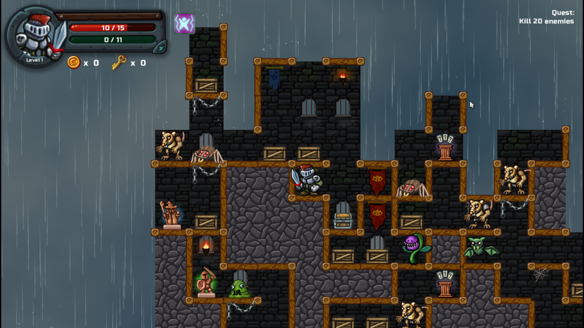 Dungetris地牢方块 游戏界面 玩法介绍