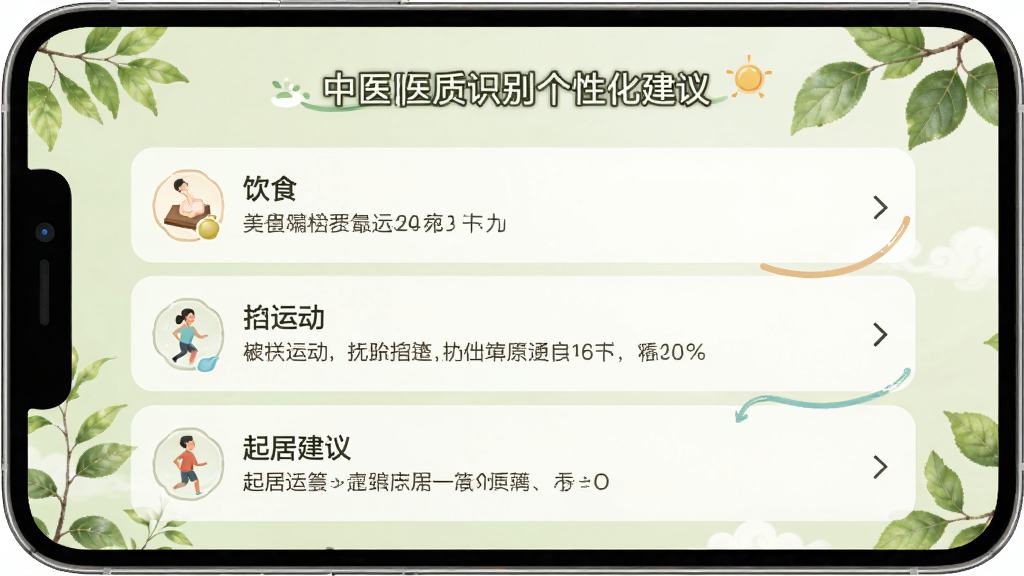 ��ҽ����ʶ����Ի�����ҳ�棬�ֻ���Ļ��ʾ��ʳ���˶�����ӵȽ����б�������Ϊ������ȻԪ�أ������������Ű����룬�����ܰ��ϸ�ڷḻ�����ʸɾ��޶���Ԫ��