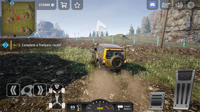 越野赛车4×4游戏(Offroad Adventure) 泥地越野驾驶模拟截图