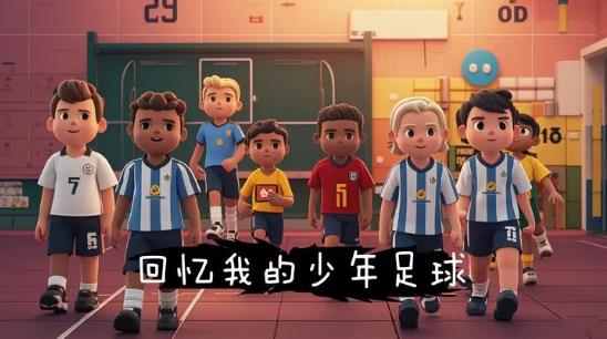 回忆我的少年足球游戏 土操场踢球 少年时光 配图