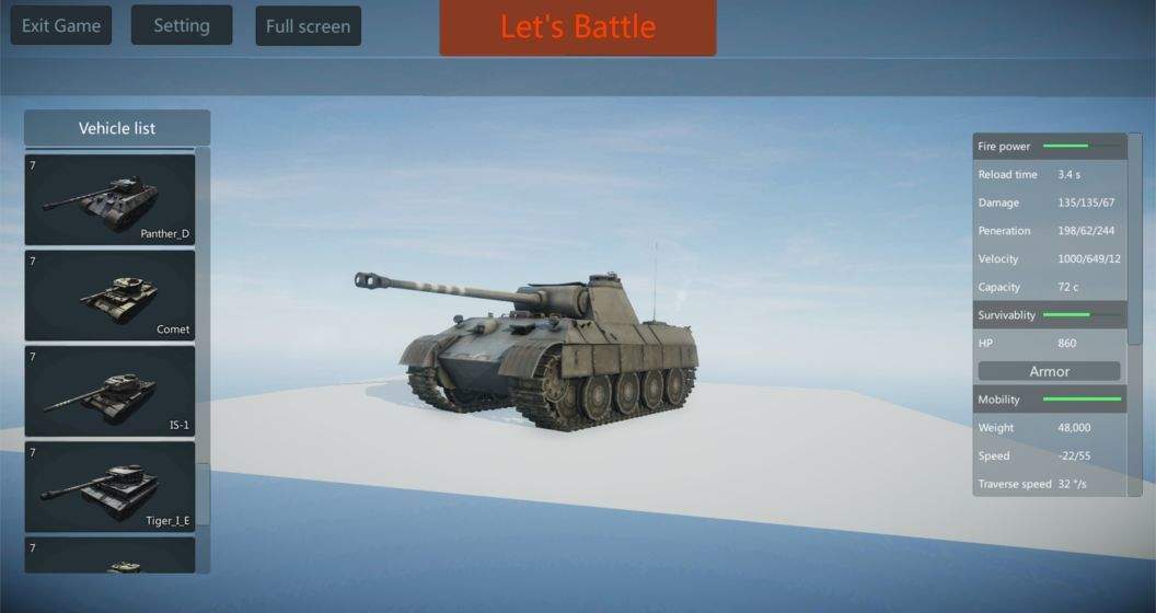 װ��Ԫ˧3D ��ս̹�˲������� ���ؽ����ͼ