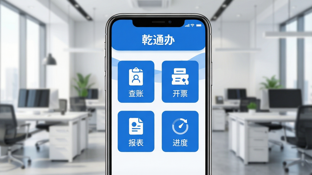 һ�������ֻ���ĻչʾǬͨ��APP�����棬������Ƽ���ִ�������ɫ�Ͱ�ɫΪ��ɫ������Ļ������ʾ��Ǭͨ�족�������·����������š����ˡ�������Ʊ�������������������ȡ��ĸ���Ҫ����ͼ�꣬����Ϊ�黯���ִ��칫�ҳ��������ʸ��壬�������������������Ű沼�־��⣬�ɾ��޶���Ԫ��