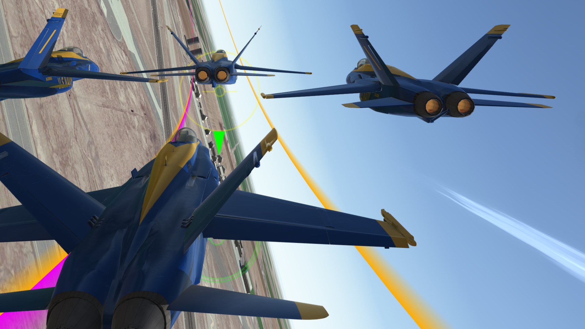 蓝天使特技飞行队模拟 Blue Angels: Aerobatic Flight Simulator 手游 真实特技飞行体验 编队表演