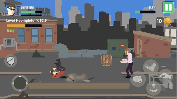 �ڰ��ս��׿��(Gangster Street Fight)��Ϸ�������ͼ չʾ��ͷ���ͽ�ɫ����