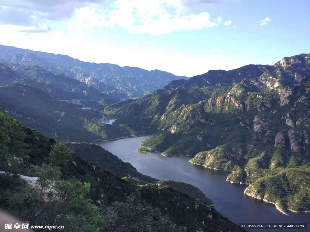 爱富县青龙峡自然风光