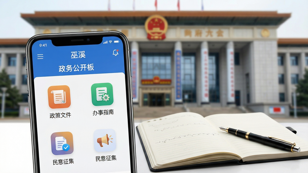 ͼƬ����Ϊ�ֻ���Ļ��д����ʾ����Ϫ��APP�����񹫿���飬��������������ļ�����������ָ�ϡ����������������������Ĺ������ͼ�ꡣ�ֻ��Է�����һ���򿪵ıʼǱ���һ֧�ʣ�����Ϊׯ�ص������칫��¥�⾰�黯�����ֹ����������ʽ�����������ɾ���ϸ��ͻ����������͸�����ݣ��޶���Ԫ�ء�