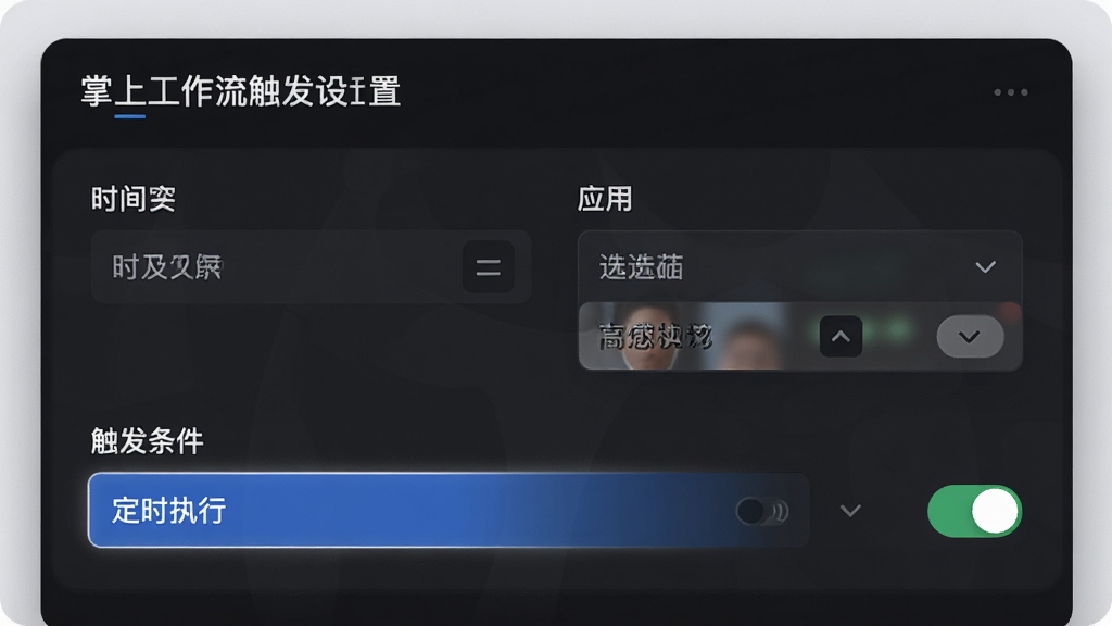 ���Ϲ�������������ҳ�棬��ʾʱ��ѡ������Ӧ��ѡ���б��ʹ����������أ����������ɫģʽ��������ʾ����ʱִ�С�ѡ�����ִ�������ϸ�壬�Ű����࣬�ɾ��޶���Ԫ��