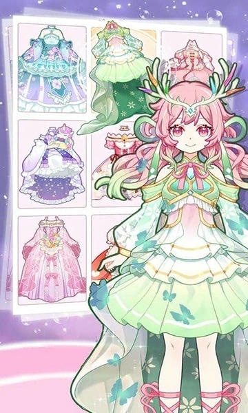 粉彩换装女孩游戏 主题挑战 花园派对穿搭