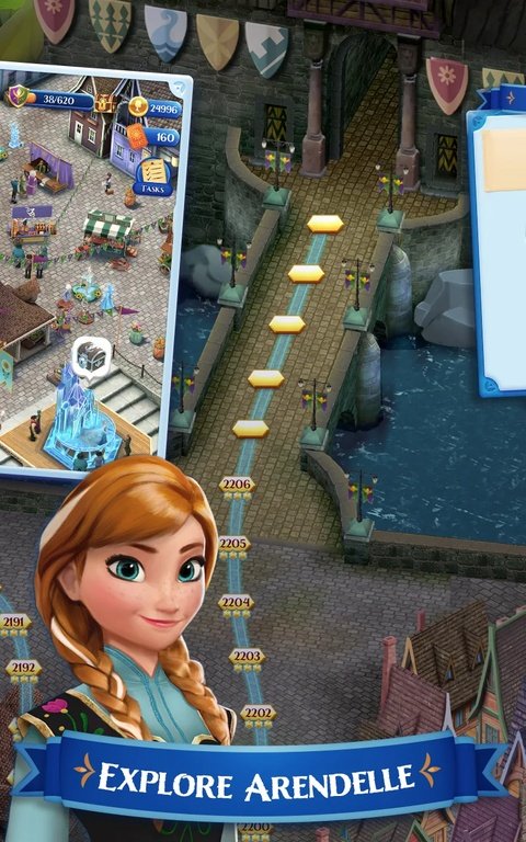 ��ѩ��Ե�����ְ�׿��(Frozen Free Fall)v15.8.2 �ٷ���