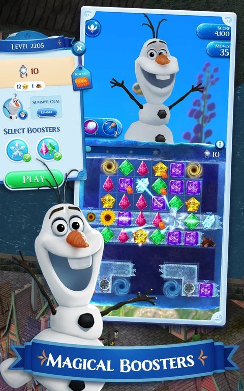 ��ѩ��Ե�����ְ�׿��(Frozen Free Fall)v15.8.2 �ٷ���