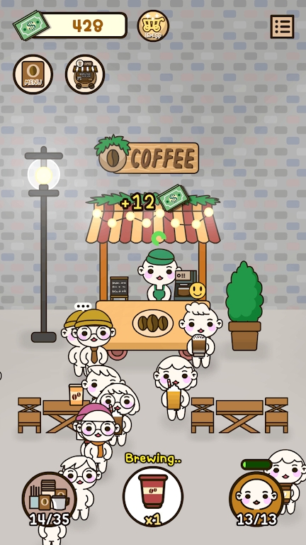 lofi咖啡店游戏(Lofi Cafe) 玩法介绍 制作咖啡 过程截图