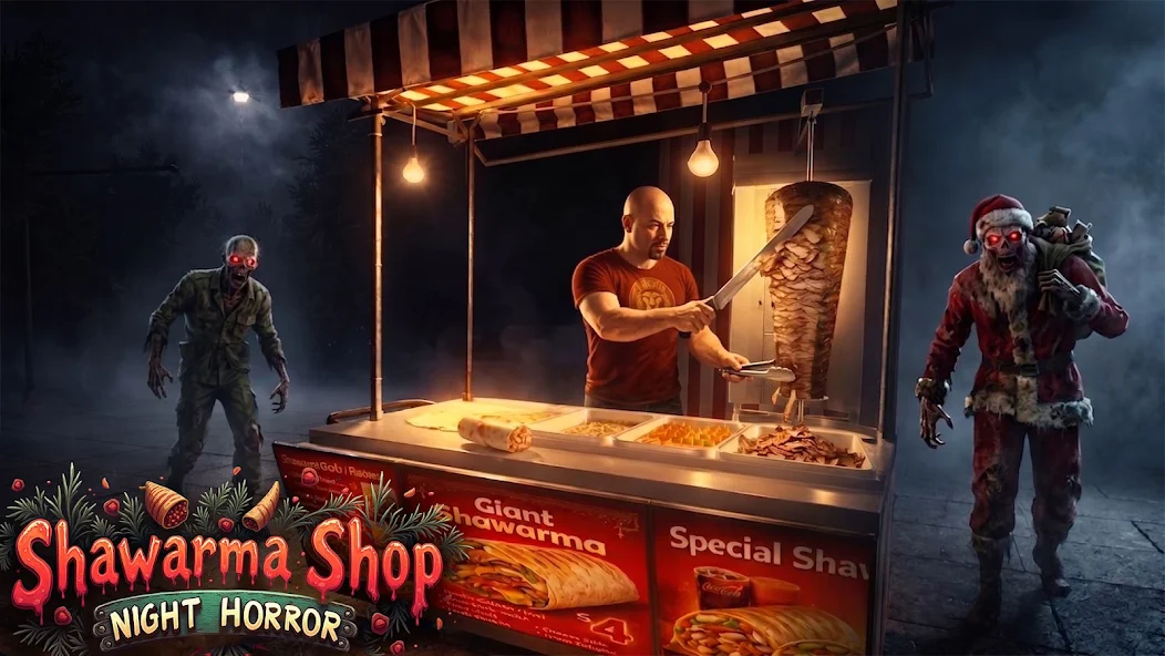 沙瓦玛店夜间恐怖游戏(Shawarma Shop: Night Horror)v8.0 安卓版