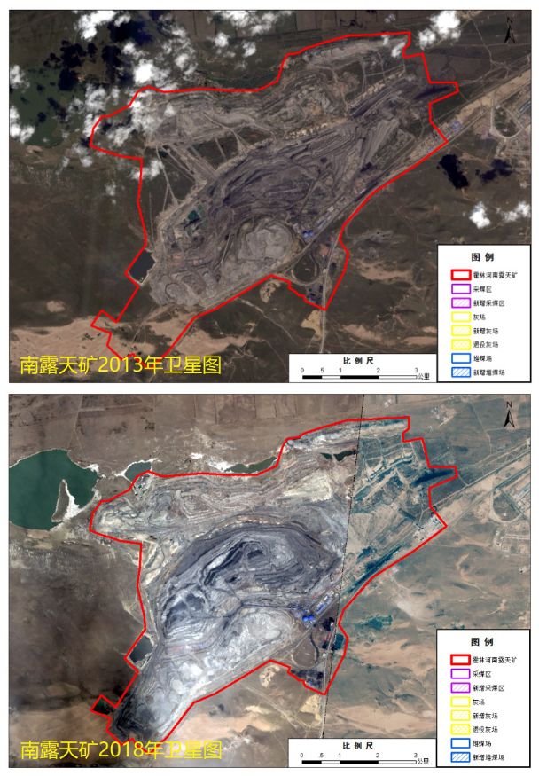 指掌霍林河 南露天矿 北露天矿 位置 地图