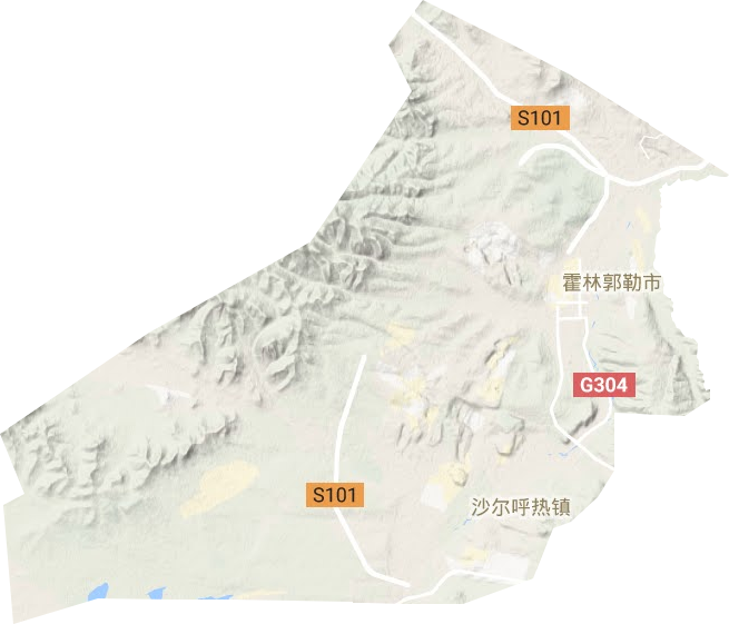 指掌霍林河 卫星图 煤矿 地形 路线规划