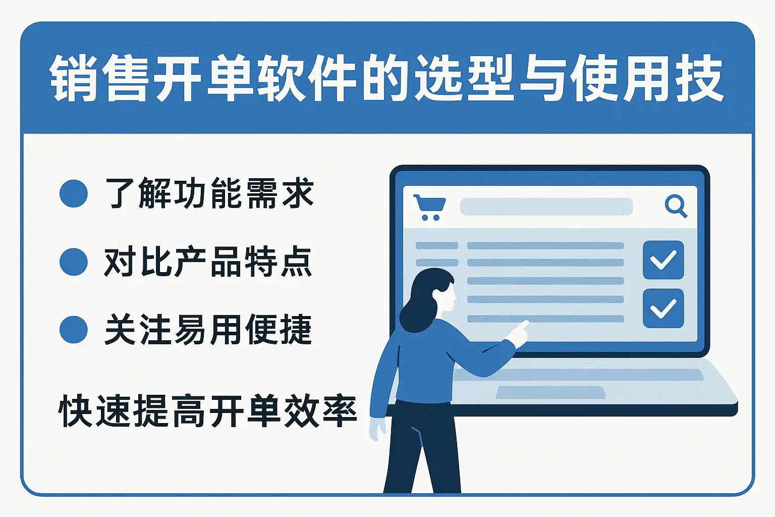 销售开单软件使用经验分享和效率提升技巧