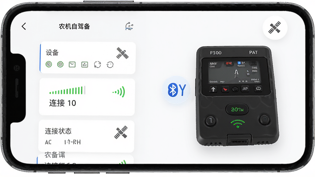 ����ũ��App����ũ���Լ��ǽ��棬��ʾ�豸�б�������״̬������Ϊ�ֻ�����ũ���������Ļ��棬�����������Ű��࣬���Ƽ��У�ϸ�ڰ�������ͼ�ꡢ�ź�ǿ����������������ʶ�����ʸ��壬�ɾ����޶���Ԫ��