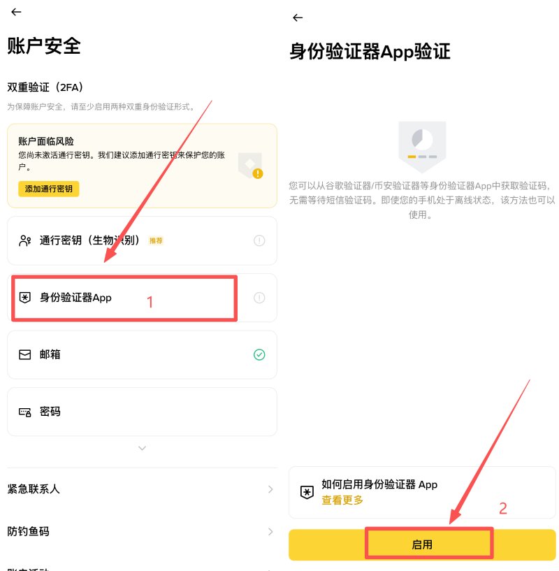 币什么安交易所下载 安全设置 二次验证 谷歌验证器配图