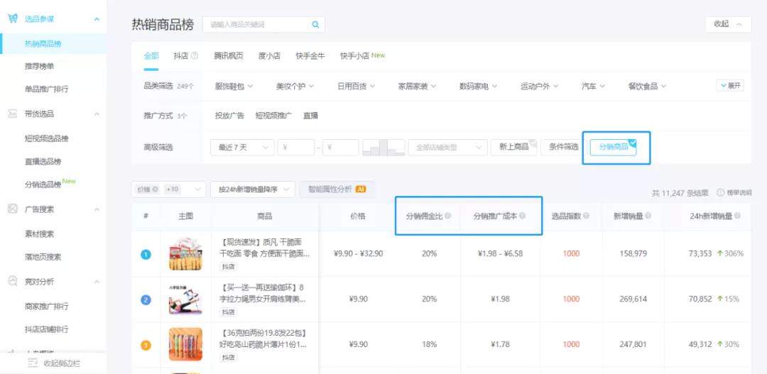 窝趣分销 选品技巧 高佣金商品推荐
