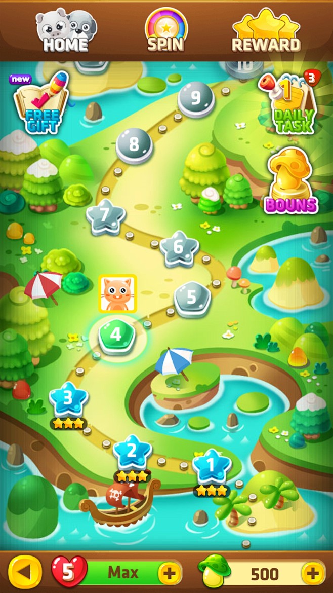 BeeKing: Candyland Rescue蜜蜂之王甜点帝国全关卡通关攻略配图